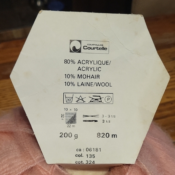 Pink and Cream Yarn Set - Picture 3 of 5